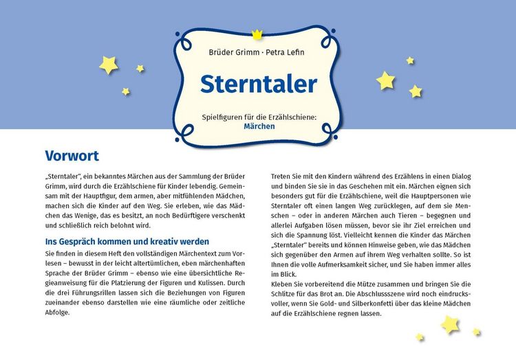 Produktbild: Sterntaler. Erz&auml;hlschienen-Figurenset