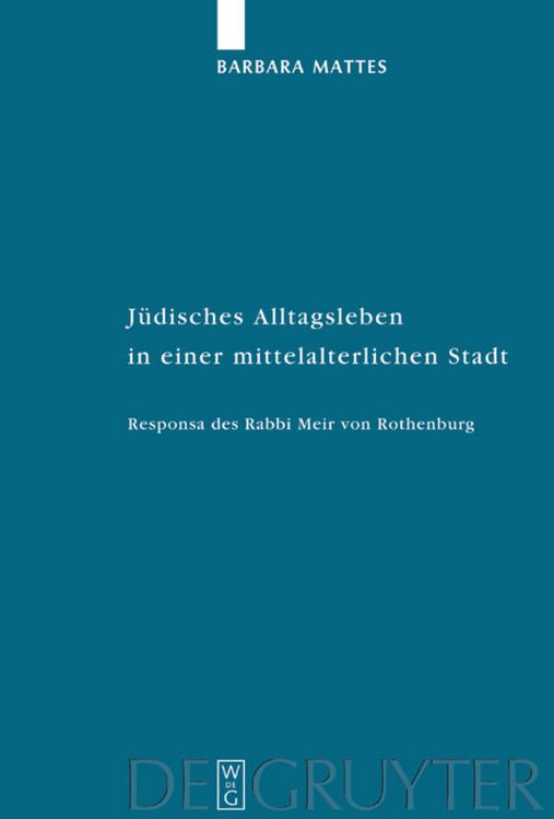 Produktbild: J&uuml;disches Alltagsleben in einer mittelalterlichen Stadt