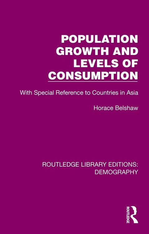 Produktbild: Population Growth and Levels of Consumption