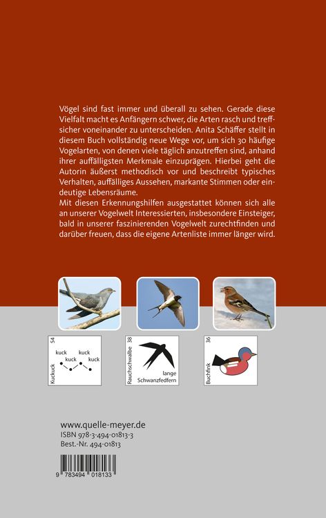 Produktbild: Vogelbestimmung f&uuml;r Einsteiger