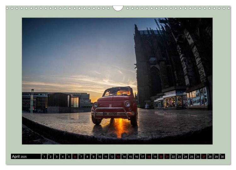 Produktbild: Die Knutschkugel in K&ouml;ln (Wandkalender 2025 DIN A3 quer), CALVENDO Monatskalender