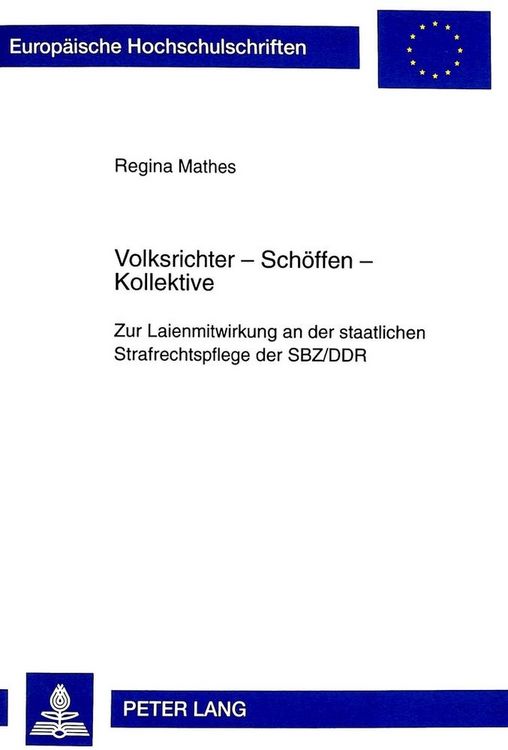 Produktbild: Volksrichter - Sch&ouml;ffen - Kollektive