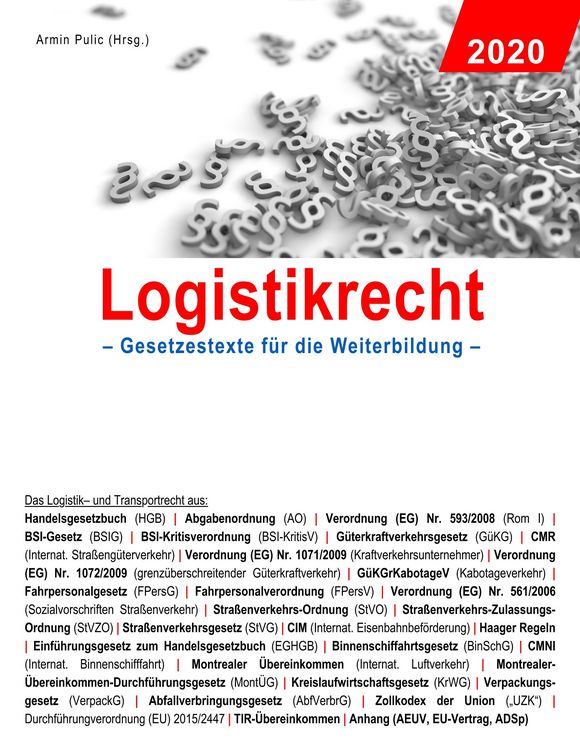 Produktbild: Logistikrecht 2020