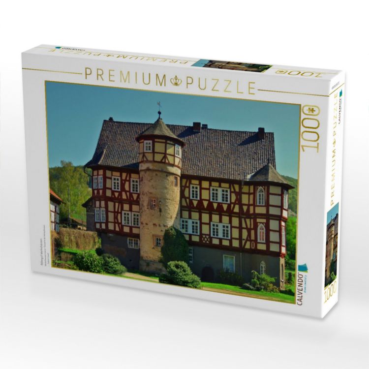 Produktbild: CALVENDO Puzzle Rittergut Werleshausen | 1000 Teile Lege-Gr&ouml;&szlig;e 64x48cm Foto-Puzzle f&uuml;r gl&uuml;ckliche Stunden