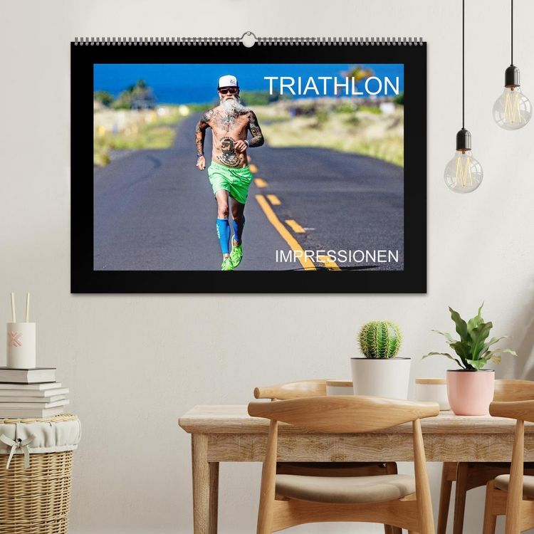 Produktbild: TRIATHLON Impressionen (Wandkalender 2026 DIN A2 quer), CALVENDO Monatskalender