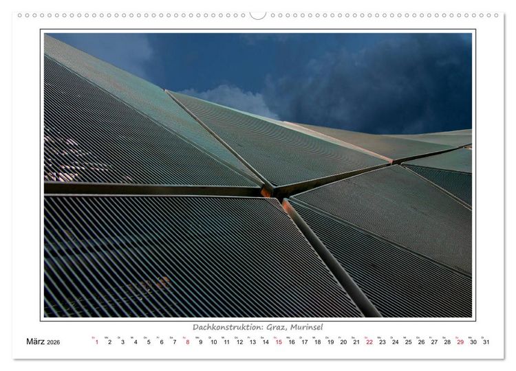 Produktbild: Details zeitgen&ouml;ssischer Architektur (hochwertiger Premium Wandkalender 2026 DIN A2 quer), Kunstdruck in Hochglanz