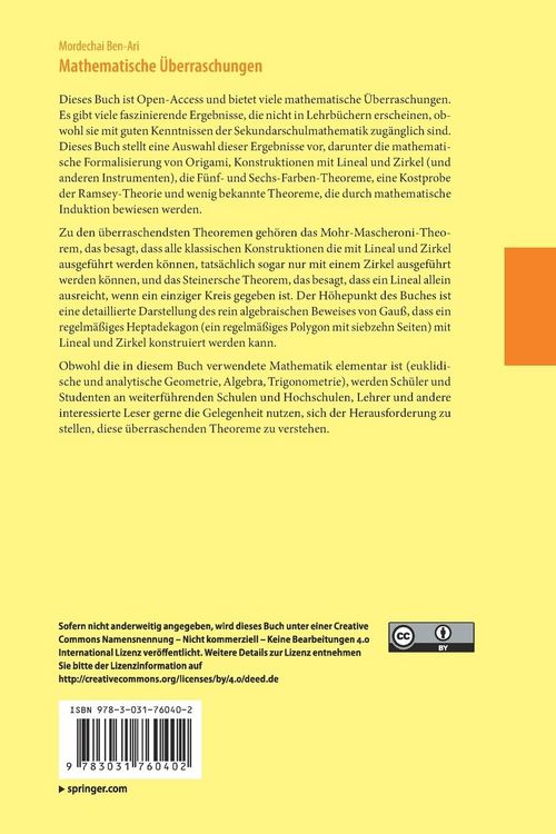 Produktbild: Mathematische &Uuml;berraschungen