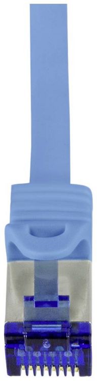 Produktbild: LogiLink C6A096S RJ45 CAT 6a S/FTP 10.00 m Blau 1 St.