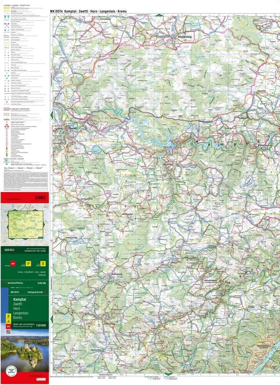 Produktbild: Kamptal, Wander-, Rad- und Freizeitkarte 1:50.000
