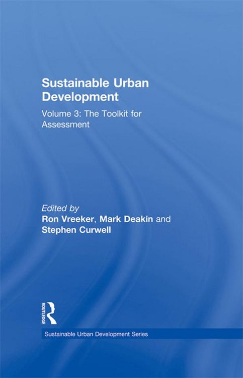 Produktbild: Sustainable Urban Development Volume 3