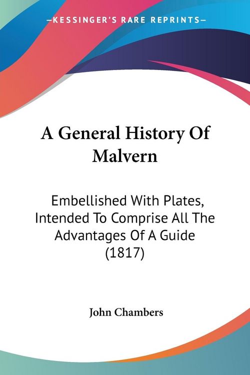 Produktbild: A General History Of Malvern