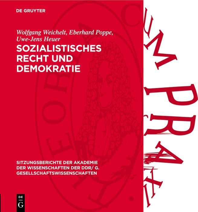 Produktbild: Sozialistisches Recht und Demokratie