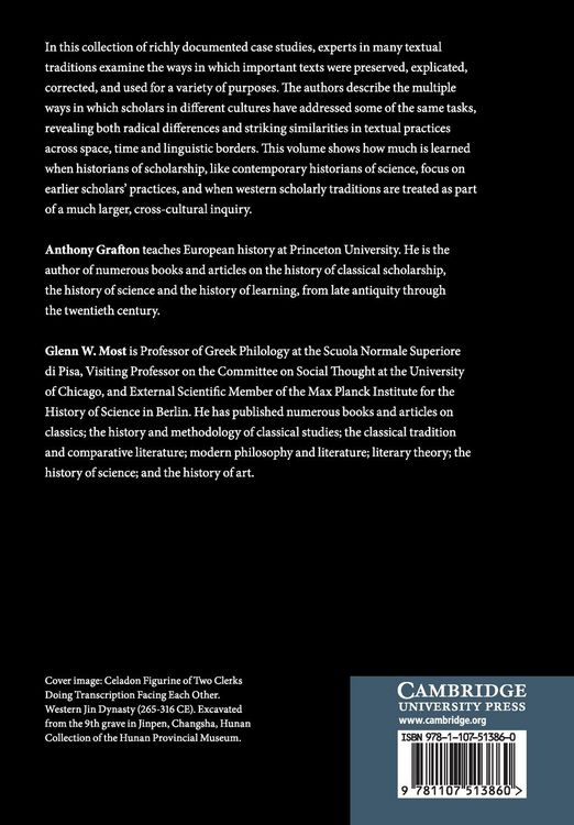Produktbild: Canonical Texts and Scholarly Practices