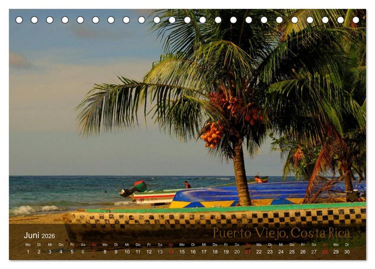 Produktbild: Von Mexiko nach Panama in 12 Monaten (Tischkalender 2026 DIN A5 quer), CALVENDO Monatskalender