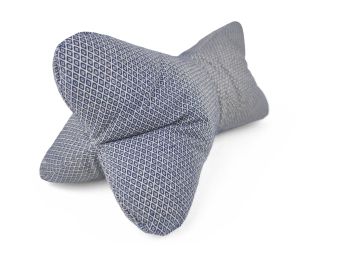 Produktbild: Leseknochen navy Rauten