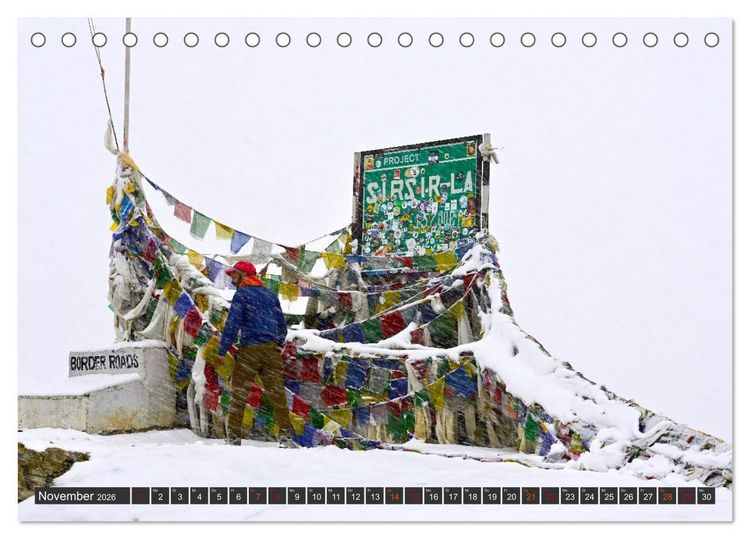 Produktbild: Ladakh - Zanskar (Tischkalender 2026 DIN A5 quer), CALVENDO Monatskalender