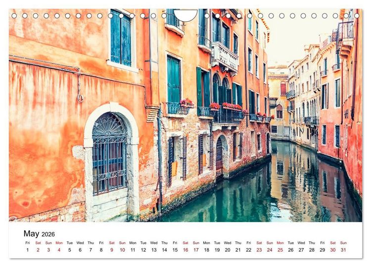 Produktbild: Beautiful Venice (Wall Calendar 2026 DIN A4 landscape), CALVENDO 12 Month Wall Calendar