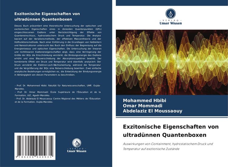 Produktbild: Exzitonische Eigenschaften von ultrad&uuml;nnen Quantenboxen