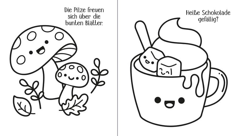 Produktbild: Kleine Kreativ-Werkstatt - Ganz einfach ganz viel ausmalen: Bunter Herbst