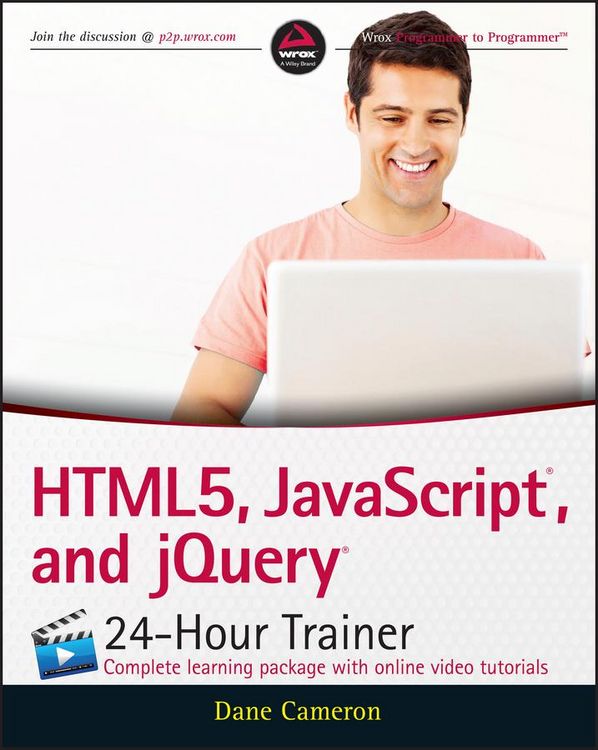 Produktbild: HTML5, JavaScript, and jQuery 24-Hour Trainer