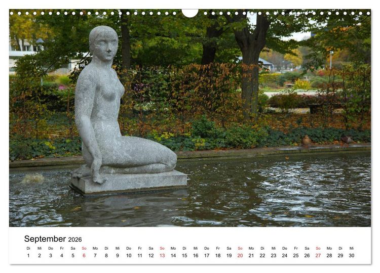 Produktbild: Wiesbaden Kunst in der &Ouml;ffentlichkeit (Wandkalender 2026 DIN A3 quer), CALVENDO Monatskalender