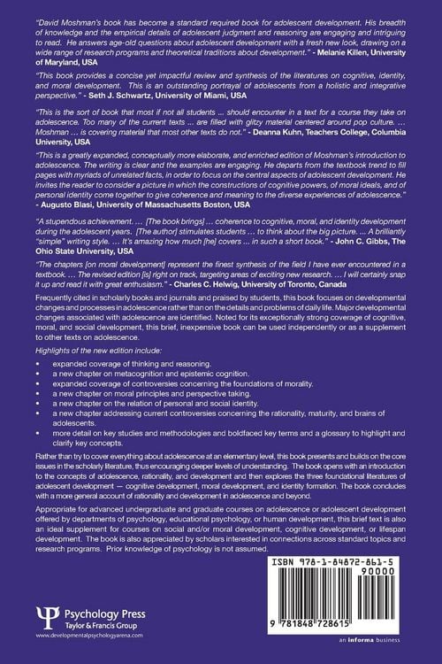 Produktbild: Adolescent Rationality and Development