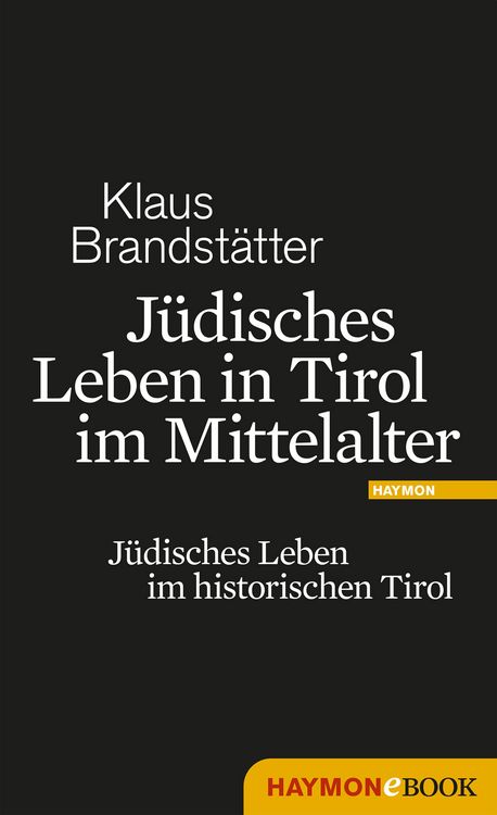 Produktbild: J&uuml;disches Leben in Tirol im Mittelalter