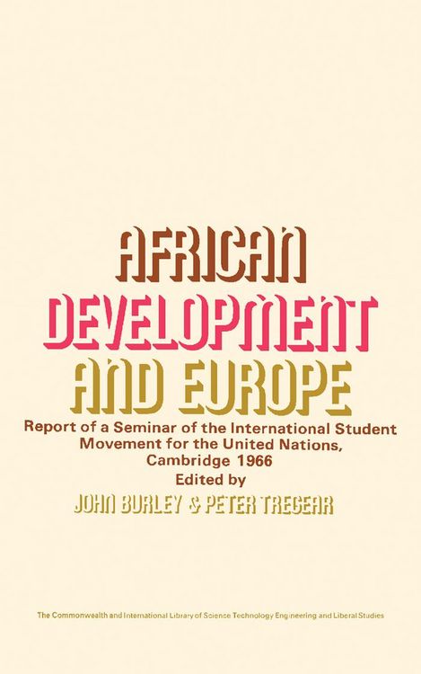 Produktbild: African Development and Europe
