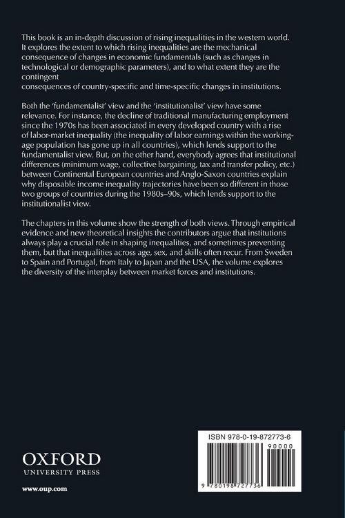 Produktbild: The Economies of Rising Inequalities