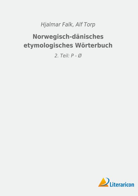 Produktbild: Norwegisch-d&auml;nisches etymologisches W&ouml;rterbuch