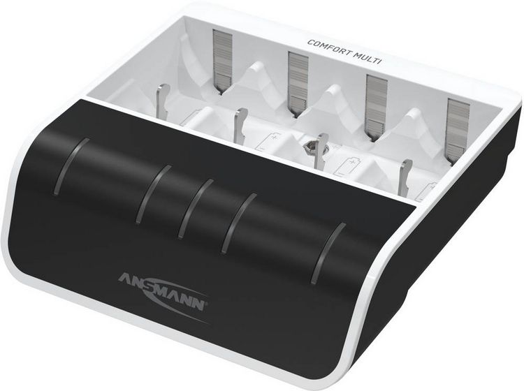 Produktbild: Ansmann Comfort Multi Rundzellen-Ladeger&auml;t NiMH Micro (AAA), Mignon (AA), Baby (C), Mono (D), 9 V Block