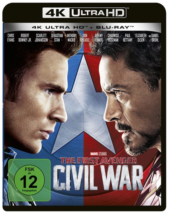 Produktbild: The First Avenger: Civil War (4K Ultra HD) (+ Blu-ray 2D)