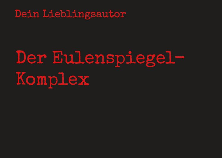 Produktbild: Der Eulenspiegel-Komplex