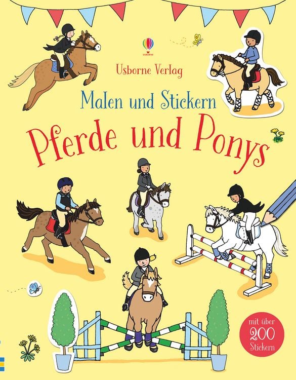 Produktbild: Malen und Stickern: Pferde und Ponys