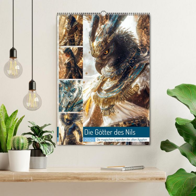 Produktbild: Die G&ouml;tter des Nils (Wandkalender 2026 DIN A2 hoch), CALVENDO Monatskalender