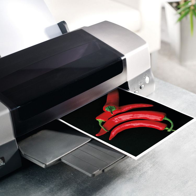 Produktbild: Inkjet Photopapier A4 190 g/qm 2-seitig hochglanz wei&szlig;