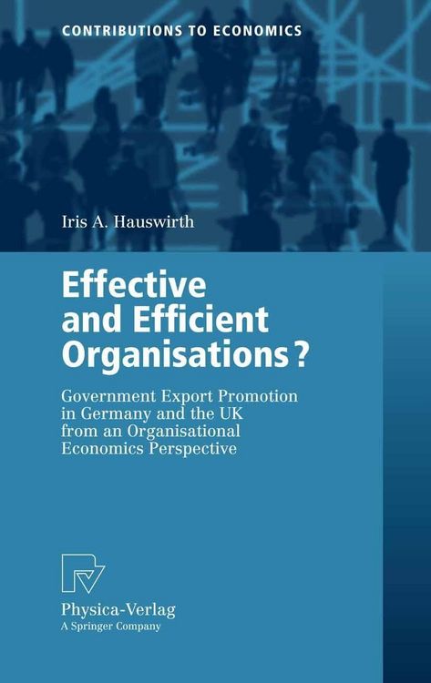 Produktbild: Effective and Efficient Organisations?