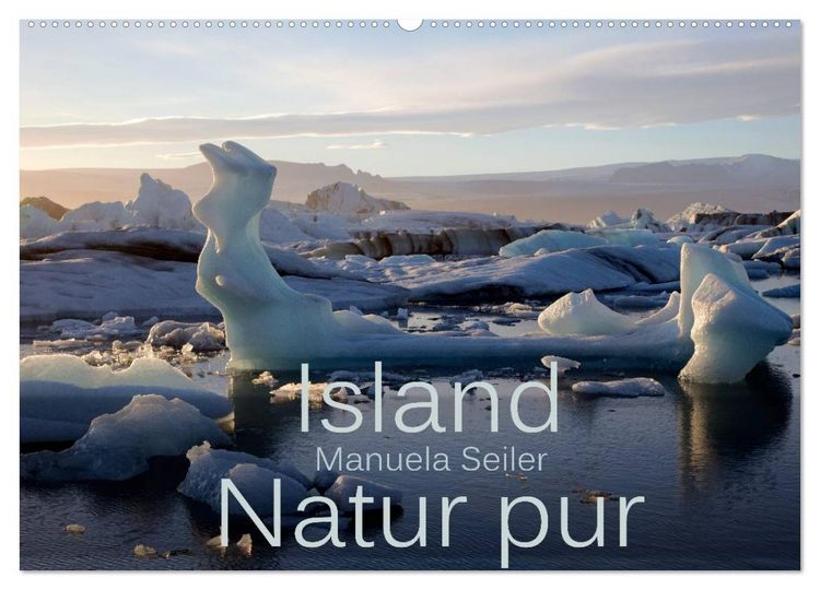 Produktbild: Island Natur pur (Wandkalender 2026 DIN A2 quer), CALVENDO Monatskalender