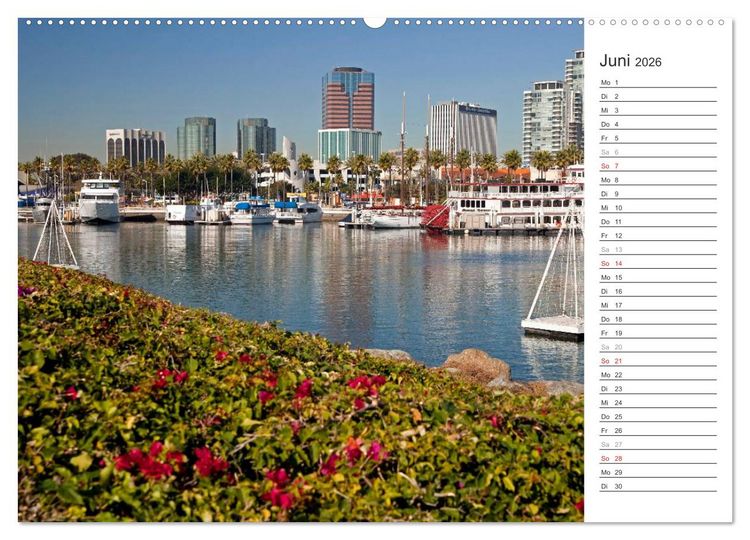 Produktbild: Los Angeles - Kalifornien (Wandkalender 2026 DIN A2 quer), CALVENDO Monatskalender
