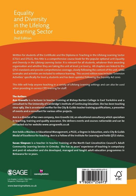 Produktbild: Equality and Diversity in the Lifelong Learning Sector