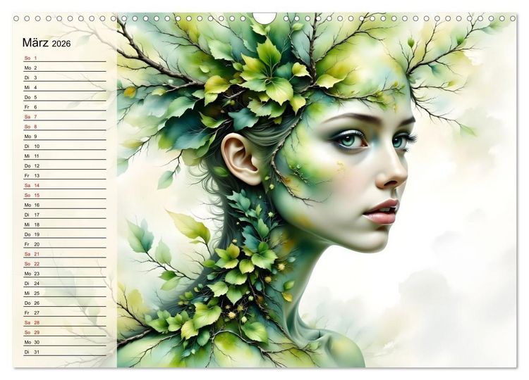 Produktbild: Waldgeborene Eleganz (Wandkalender 2026 DIN A3 quer), CALVENDO Monatskalender