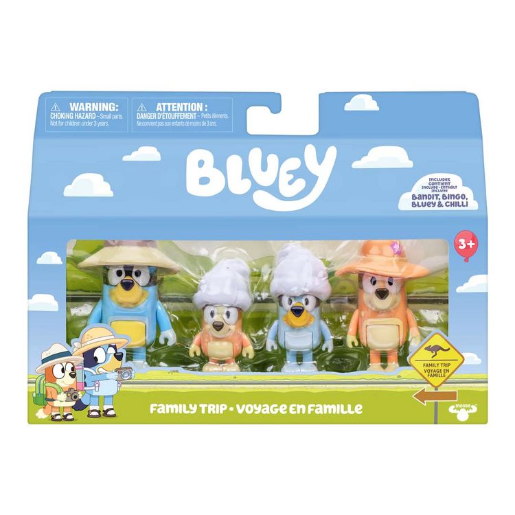 Produktbild: Moose: BLUEY 4-Pack - Familie Heeler auf Reisen