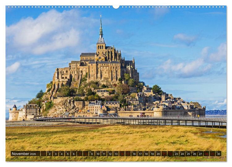 Produktbild: Blickpunkte der Normandie (Wandkalender 2026 DIN A2 quer), CALVENDO Monatskalender
