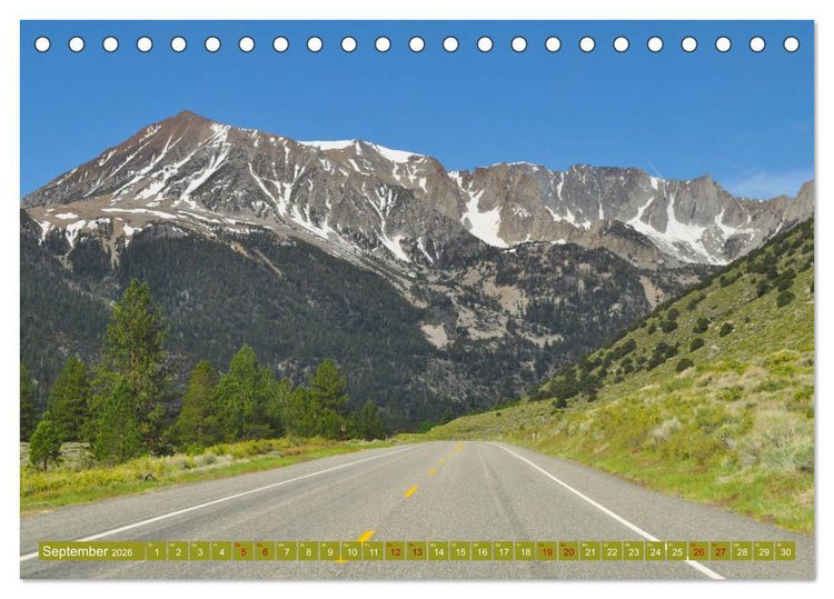 Produktbild: Erlebe mit mir die Landschaft des Yosemite Nationalpark (Tischkalender 2026 DIN A5 quer), CALVENDO Monatskalender