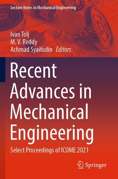 Produktbild: Recent Advances in Mechanical Engineering