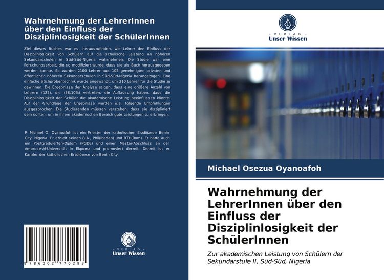 Produktbild: Wahrnehmung der LehrerInnen &uuml;ber den Einfluss der Disziplinlosigkeit der Sch&uuml;lerInnen