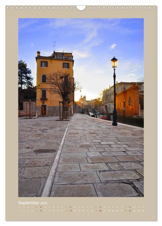 Produktbild: Erlebe mit mir Venedig im Winter (Wandkalender 2026 DIN A3 hoch), CALVENDO Monatskalender