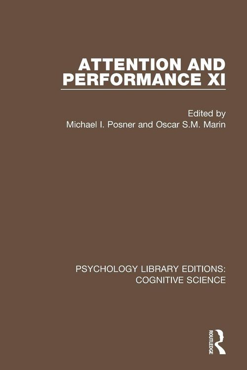 Produktbild: Attention and Performance XI