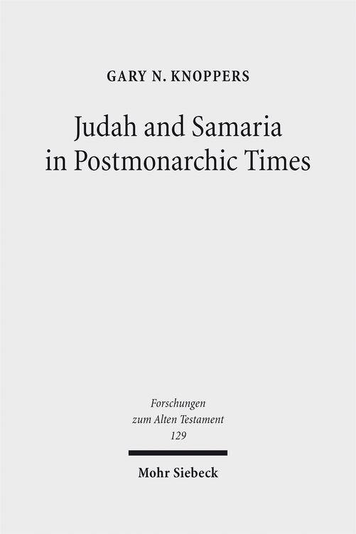 Produktbild: Judah and Samaria in Postmonarchic Times