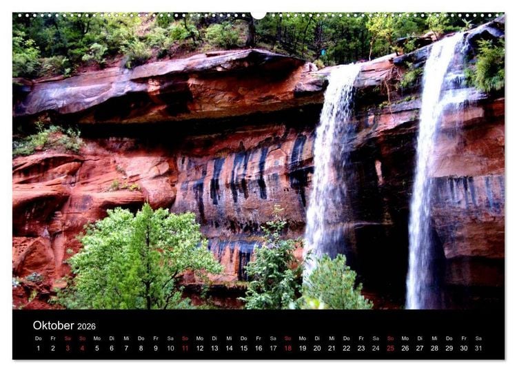 Produktbild: USA-S&uuml;dwesten von seiner sch&ouml;nsten Seite 2026 (Wandkalender 2026 DIN A2 quer), CALVENDO Monatskalender